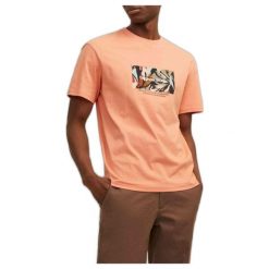 T-shirt Jack&Jones CANYONSUNSET męski. Brązowe t-shirty męskie Jack&Jones, na lato, l, bez wzorów, z materiału, bez kołnierzyka. Za 84.25 zł.