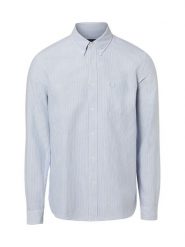 Fred Perry Męska koszula casual Mężczyźni Regular Fit Bawełna (100%) niebieski w paski, XL. Niebieskie koszule męskie Fred Perry, m, bez wzorów, z bawełny, casualowe, bez kołnierzyka, bez ramiączek. Za 749.95 zł.