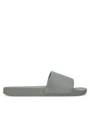 Calvin Klein Klapki Pool Slide W/ Ck Square HM0HM01754 Szary. Szare klapki męskie Calvin Klein, ze skóry. Za 139.99 zł.
