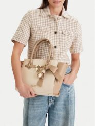 Nine West Torebka CEO-Serene-LX10185 Écru. Torebki do ręki damskie Nine West, bez wzorów, z materiału, bez dodatków. Za 349.99 zł.