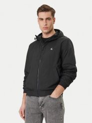 Calvin Klein Jeans Wiatrówka Harrington LV04RF521G Czarny Regular Fit. Czarne kurtki męskie Calvin Klein Jeans, m, bez wzorów, z jeansu, bez kaptura. Za 648.99 zł.