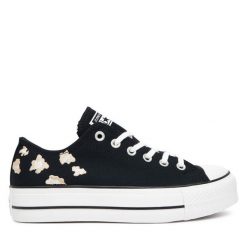 Trampki Converse. Czarne trampki i tenisówki damskie Converse, bez wzorów, retro, bez zapięcia. Za 239.99 zł.