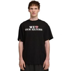 Męskie T shirt Puma Out The Mail Tee. Czarne t-shirty męskie Puma, m, bez wzorów, z bawełny, bez kołnierzyka. Za 290.00 zł.
