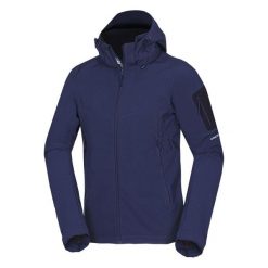 Kurtka softshell męska Northfinder Abner bluenights. Niebieskie kurtki męskie Northfinder, l, bez wzorów, z softshellu, bez kaptura. Za 377.57 zł.