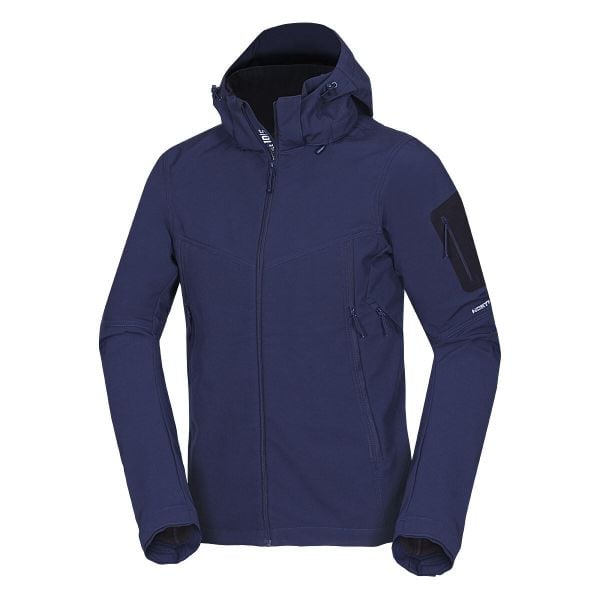 Kurtka softshell męska Northfinder Abner bluenights. Niebieskie kurtki męskie Northfinder, l, bez wzorów, z softshellu, bez kaptura. Za 377.57 zł.