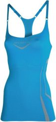 Brubeck Bezrękawnik damski Fitness z topem niebieski r.XL (CM10070). Niebieskie koszulki sportowe damskie Brubeck, xl, bez wzorów, bez kołnierzyka, bez ramiączek, na fitness i siłownię. Za 90.09 zł.