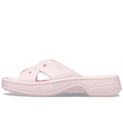 Sandały Damskie Crocs Classic Z Paskiem Krzyżowym Damskie. Czerwone sandały damskie Crocs, bez wzorów, z materiału, bez obcasa, bez zapięcia. Za 159.99 zł.