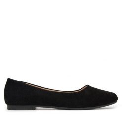 Baleriny JENNY. Czarne baleriny damskie Jenny, bez wzorów, bez obcasa. Za 59.99 zł.