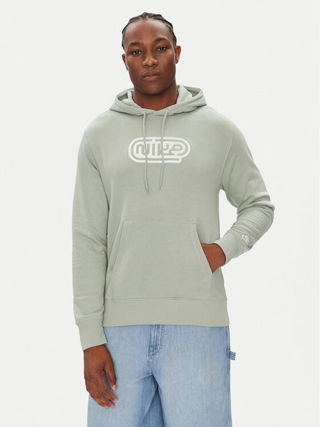 Nike Bluza HJ2506zi Zielony Regular Fit. Zielone bluzy męskie Nike, m, bez wzorów, z bawełny, bez kaptura. Za 299.99 zł.