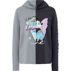 Bluza z kapturem bonprix srebrnoszaro-ciemnoniebieski. Bluzy damskie marki KALENJI. Za 79.99 zł.