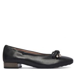 Baleriny Hispanitas. Czarne baleriny damskie Hispanitas, bez wzorów, bez obcasa. Za 589.99 zł.