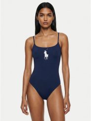 Polo Ralph Lauren Strój kąpielowy 21654304 Granatowy. Niebieskie kostiumy jednoczęściowe damskie Polo Ralph Lauren, xl, bez wzorów, z syntetyku. Za 789.99 zł.