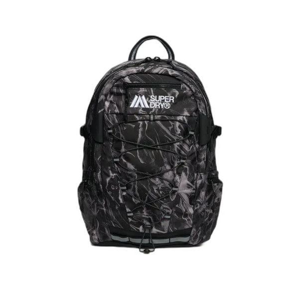 Plecak damski Superdry 28 L. Czarne plecaki damskie Superdry., z aplikacjami. Za 388.25 zł.