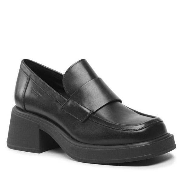 Półbuty Vagabond Shoemakers. Czarne półbuty damskie Vagabond Shoemakers, bez wzorów, bez obcasa, na obcasie, bez zapięcia. Za 499.99 zł.