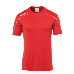 Koszulka Uhlsport Stream 22. Białe koszulki sportowe męskie Uhlsport, m, bez wzorów, bez kołnierzyka, bez ramiączek, do piłki nożnej. Za 106.00 zł.