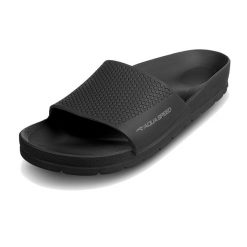 Klapki basenowe unisex Aqua Speed Oslo. Czarne klapki damskie Aqua-Speed, bez wzorów, sportowe, bez obcasa. Za 59.99 zł.