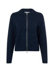 Samsøe Samsøe Kardigan z alpaką - Sajeanne Kobiety Wełna niebieski, S. Niebieskie kardigany damskie Samsøe & Samsøe, s, bez wzorów, z wełny. Za 549.95 zł.