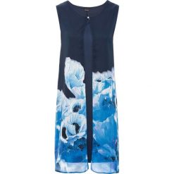 Bluza z kapturem Slim Fit bonprix czarno-czerwony z nadrukiem. Czarne bluzy męskie bonprix, l, bez wzorów, z kapturem. Za 89.99 zł.