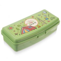 Pojemnik śniadaniowy zielony 21x9,5x5,5 cm. Zielone torby i plecaki dziecięce Orion, z tworzywa sztucznego. W wyprzedaży za 17.90 zł.