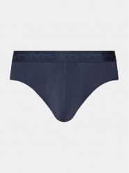Michael Kors Komplet 3 par slipów 6BR1L10033 Granatowy. Niebieskie slipki męskie Michael Kors, l, bez wzorów, z bawełny. Za 109.99 zł.