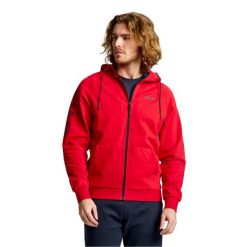 Bluza Z Kapturem Slam Logo Fz Dorosłych. Czerwone bluzy męskie SLAM, m, bez wzorów, z bawełny, z kapturem. Za 484.99 zł.