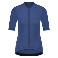 Damski jersey Shimano Futuro. Niebieskie koszulki sportowe damskie Shimano, l, bez wzorów, z jersey, bez kołnierzyka, bez ramiączek, rowerowe. Za 368.00 zł.