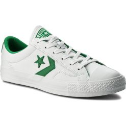 Trampki CONVERSE - Star Player Ox 159738C White/Green/White. Białe trampki męskie Converse, z gumy. W wyprzedaży za 249.00 zł.