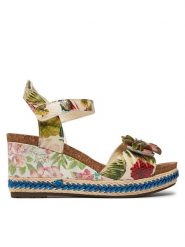 Laura Vita Espadryle Facyo 80 Beżowy. Brązowe sandały damskie Laura Vita, bez wzorów, ze skóry, bez obcasa, bez zapięcia. Za 249.99 zł.