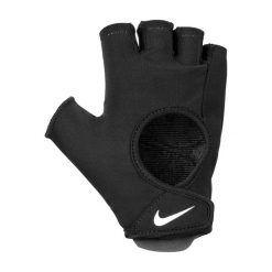 Rękawiczki treningowe damskie Nike Vapor FG. Czarne rękawiczki damskie Nike, bez wzorów, sportowe. Za 129.99 zł.