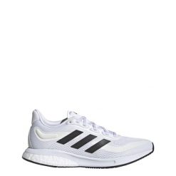 Buty damskie adidas Supernova. Białe obuwie sportowe damskie Adidas, bez wzorów, z materiału, do biegania. Za 458.40 zł.