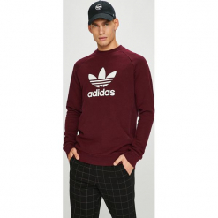 Adidas Originals - Bluza. Brązowe bluzy męskie adidas Originals, z nadrukiem, z bawełny. W wyprzedaży za 199.90 zł.
