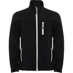 Męska Kurtka Soft Shell Antartida. Czarne kurtki męskie ROLY, m, bez wzorów, sportowe, bez kaptura. Za 122.99 zł.