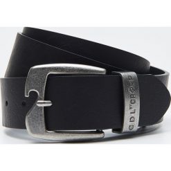 Pasek z eko skóry - Czarny. Czarne paski damskie Cropp, w paski, ze skóry. Za 34.99 zł.