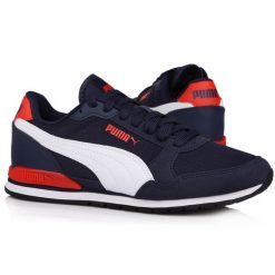 Buty damskie sportowe do chodzenia PUMA ST RUNNER V3 MESH. Białe obuwie sportowe damskie Puma, bez wzorów, z materiału, trekkingowe. Za 319.00 zł.