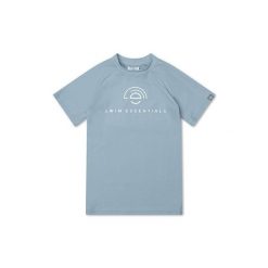 Swim Essentials Swimming T-shirt - Short Sleeve - Green - Pure Tones. Zielone t-shirty i topy dla dziewczynek SWIM ESSENTIALS, bez wzorów, z materiału, bez ramiączek. Za 242.99 zł.