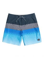Spodenki kąpielowe Quiksilver Surfsilk Panel 18. Niebieskie kąpielówki męskie Quiksilver, m, bez wzorów, z elastanu, krótkie, żeglarskie. Za 139.99 zł.