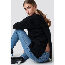 Rut&Circle Sweter Samira Otwórz Wróć Knit - Black. Swetry damskie marki Rut&Circle. Za 121.95 zł.