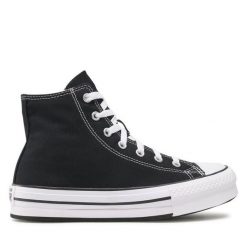 Trampki Converse. Czarne trampki i tenisówki damskie Converse, bez wzorów, retro, bez zapięcia. Za 199.99 zł.