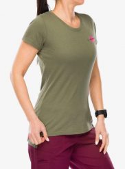 Koszulka bawełniana damska La Sportiva Stone T-Shirt. Zielone t-shirty damskie La Sportiva, m, bez wzorów, z bawełny, eleganckie, bez kołnierzyka. Za 170.49 zł.