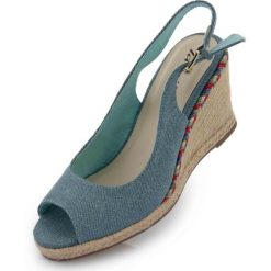 Sandały letnie Tamiko damskie, roz. 39, szaro-zielone. Czerwone sandały damskie ZIKKO, bez wzorów, z włókna, bez obcasa, bez zapięcia. Za 150.99 zł.