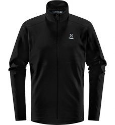 Bluza polarowa męska Buteo Mid. Szare bluzy męskie Haglöfs, m, bez wzorów, z polaru, bez kaptura. Za 150.00 zł.