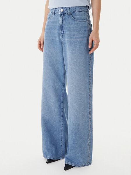 KARL LAGERFELD Jeansy B1W10047 Niebieski Wide Leg. Niebieskie jeansy damskie KARL LAGERFELD. Za 999.99 zł.