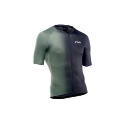 Koszulka rowerowa NORTHWAVE BLADE Jersey zielono czarna. Czarne bluzy męskie Northwave, s, bez wzorów, z jersey, bez kołnierzyka, bez ramiączek, rowerowe. Za 165.00 zł.