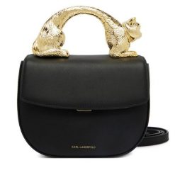 Torebka KARL LAGERFELD. Czarne torebki do ręki damskie KARL LAGERFELD, bez wzorów, klasyczne, bez dodatków. Za 1,299.00 zł.