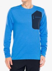 Bluza bez kaptura Peak Performance Freelight Polartec Grid. Niebieskie bluzy męskie Peak Performance, l, bez wzorów, z materiału, bez kaptura. Za 500.49 zł.