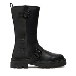 Botki Liu Jo. Czarne botki damskie Liu Jo, bez obcasa, na płaskiej podeszwie, bez zapięcia. Za 659.99 zł.