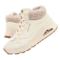 Buty Skechers Uno Darling Daze 310566L/NAT różowe. Czerwone obuwie sportowe damskie bez wzorów, z polaru. Za 553.48 zł.