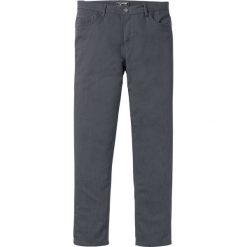 Spodnie Regular Fit bonprix ciemnoszary melanż. Spodnie materiałowe męskie marki bonprix. Za 89.99 zł.