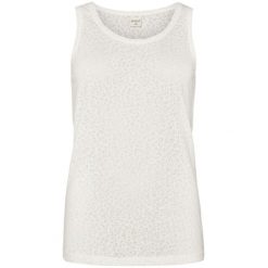 Koszulka damska PROTEST Marrit singlet. Białe koszulki sportowe damskie Protest, bez wzorów, bez kołnierzyka, bez ramiączek. W wyprzedaży za 65.00 zł.