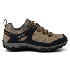 Buty męskie trekkingowe niskie z membraną Edgepoint IV. Brązowe trekkingi męskie Regatta, trekkingowe. W wyprzedaży za 199.99 zł.